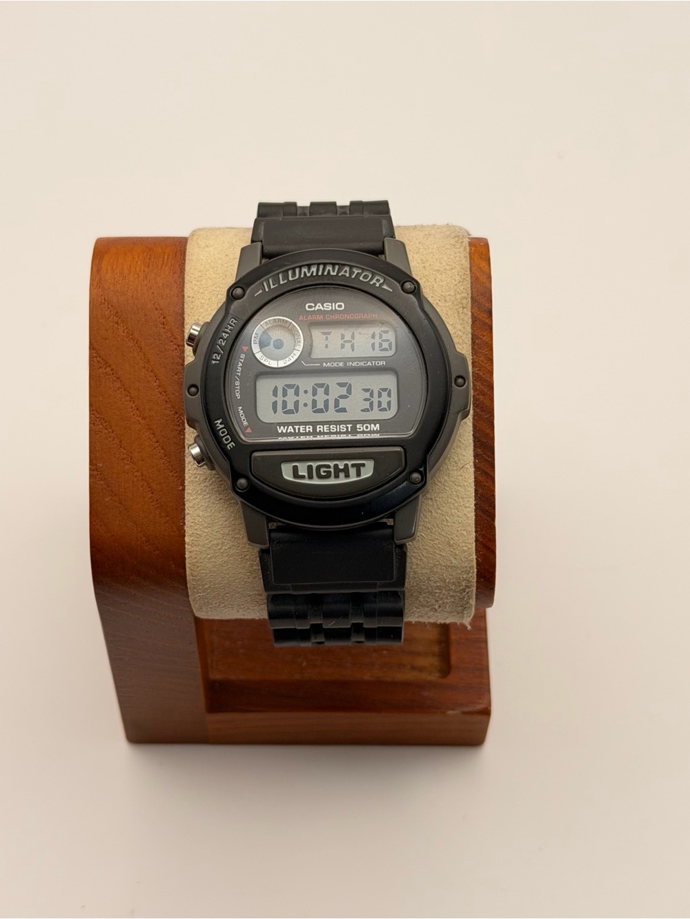Casio Illuminator W87H-1V, black/Gray, Tested‎